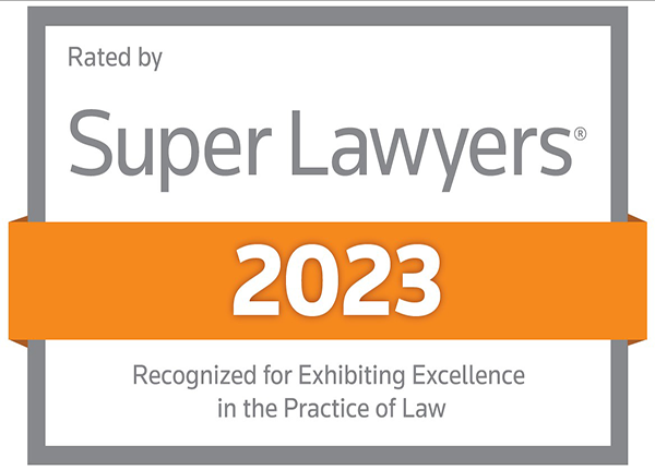Rated by Super Lawyers 2023